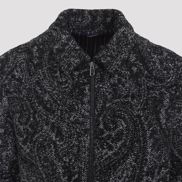 Etro Shirt Collar Bomber Jacket Men